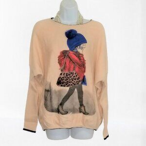 Serious FUN sweater  made in Italy Sz M/L
